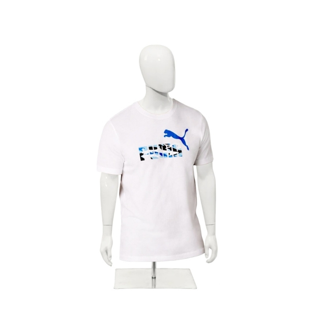 PUMA Mens ESS+2 Col Camo Logo Tee